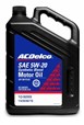ACDELCO Synthetic Blend; Meets API SN Plus Specifications; SAE 5W-20; 5 Quart